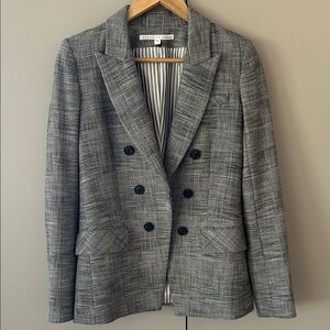 Veronica Beard plaid Miller dickey jacket size 4